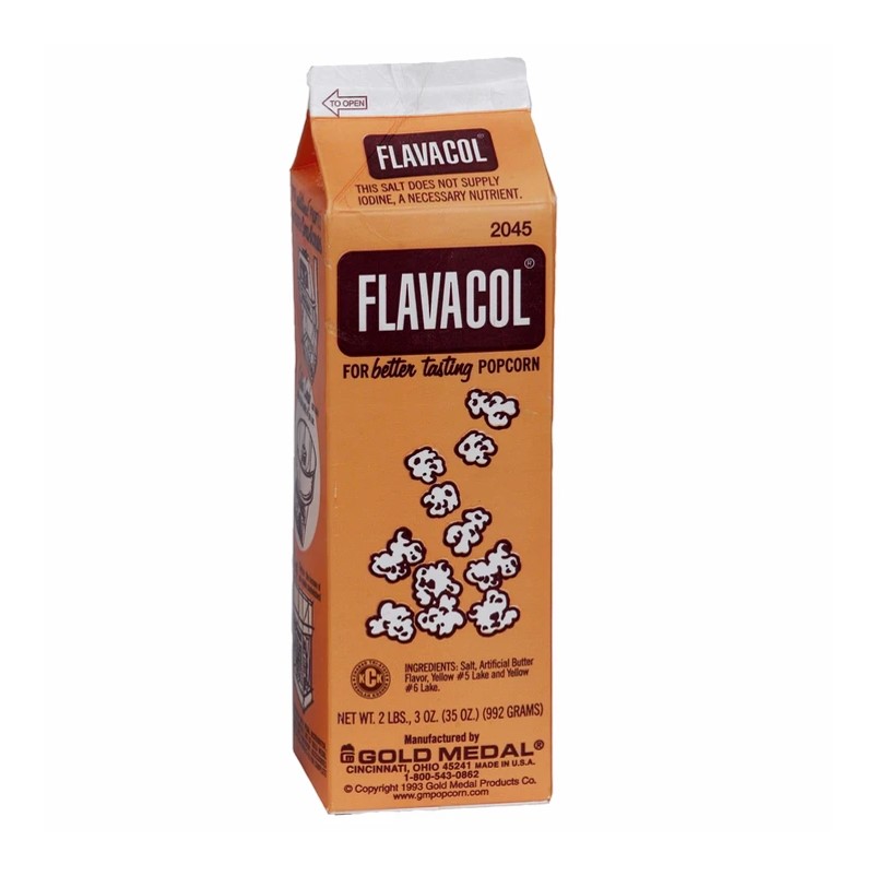 Saborizante en polvo para crispetas sal mantequilla Flavacol x 35 oz - Gold Medal