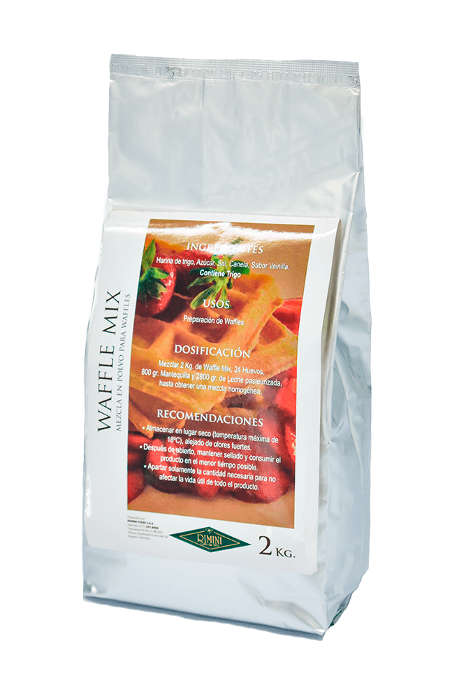 Rimini waffle mix, bolsa x 2 kg - Panna Food