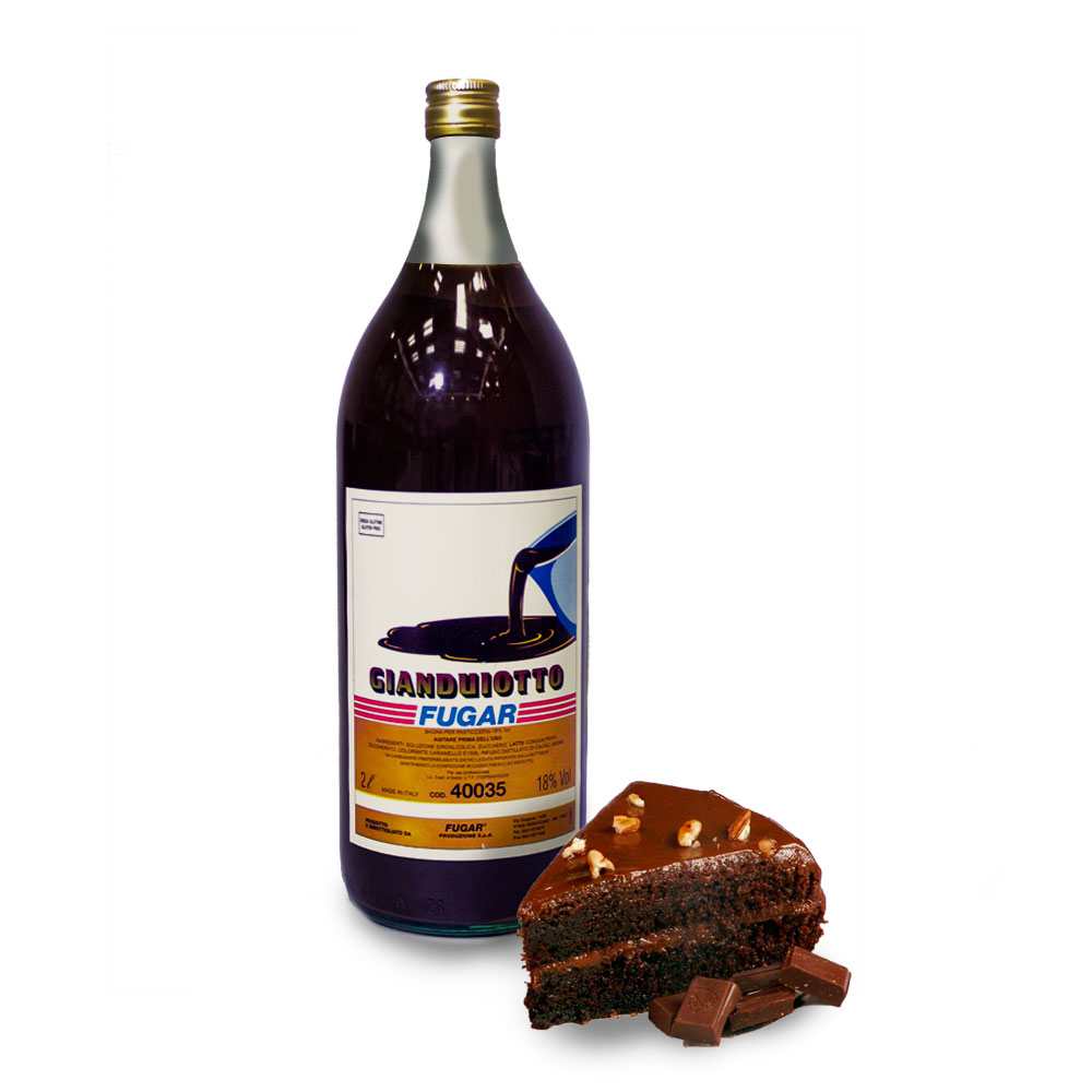 Crema de licor Gianduiotto 18º, botella x 2L - Fugar