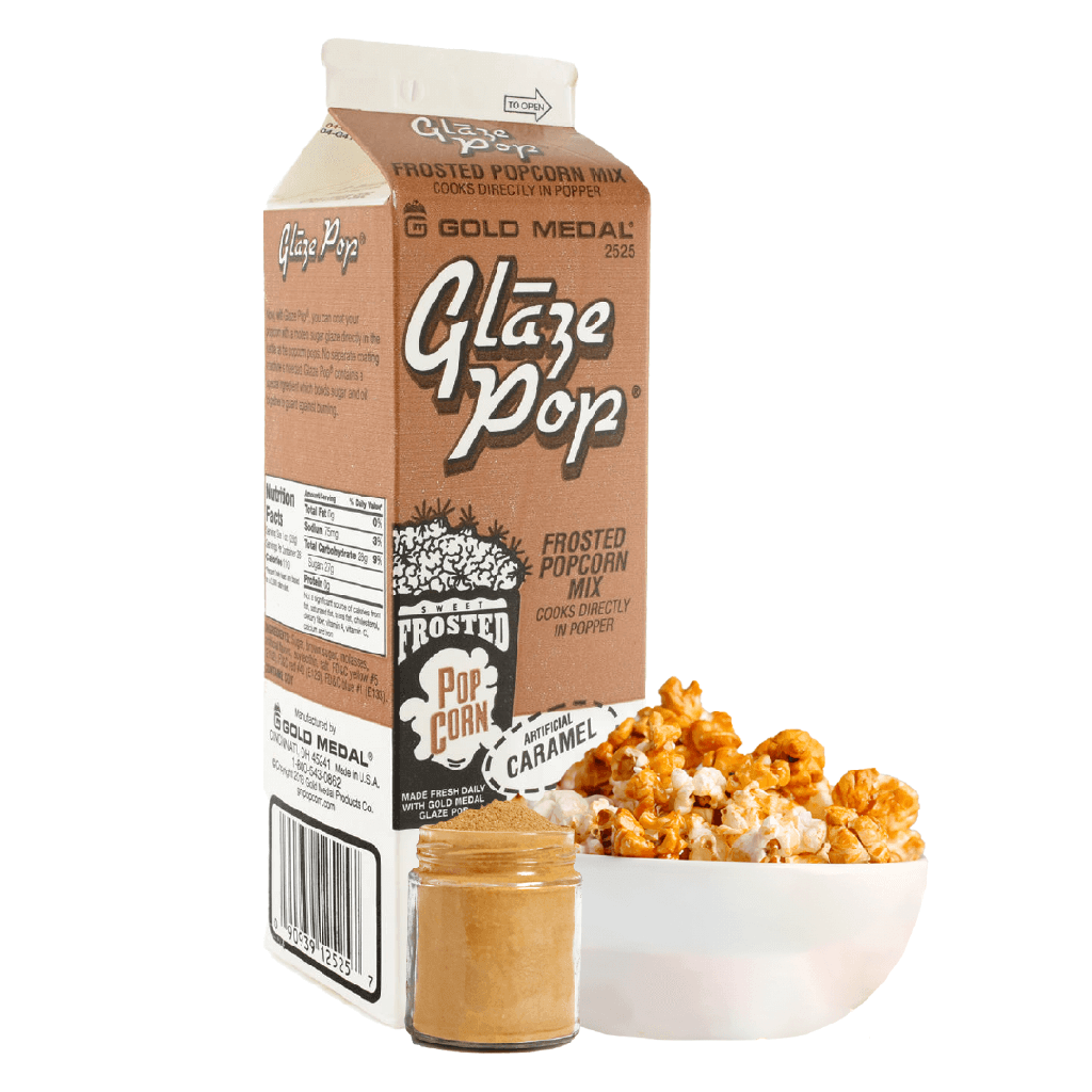 Saborizante en Polvo para Crispetas Glaze Pop Caramelo x 28 oz / 794 gr - Gold Medal