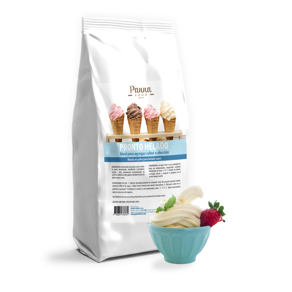 Pronto Helado Neutro x 2 kg - Panna Food