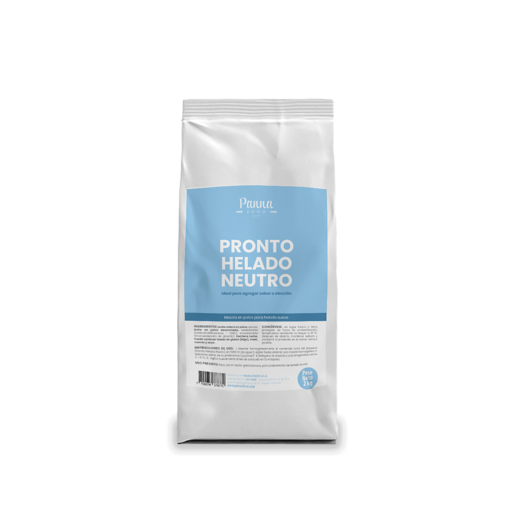 Pronto Helado Neutro x 2 kg - Panna Food