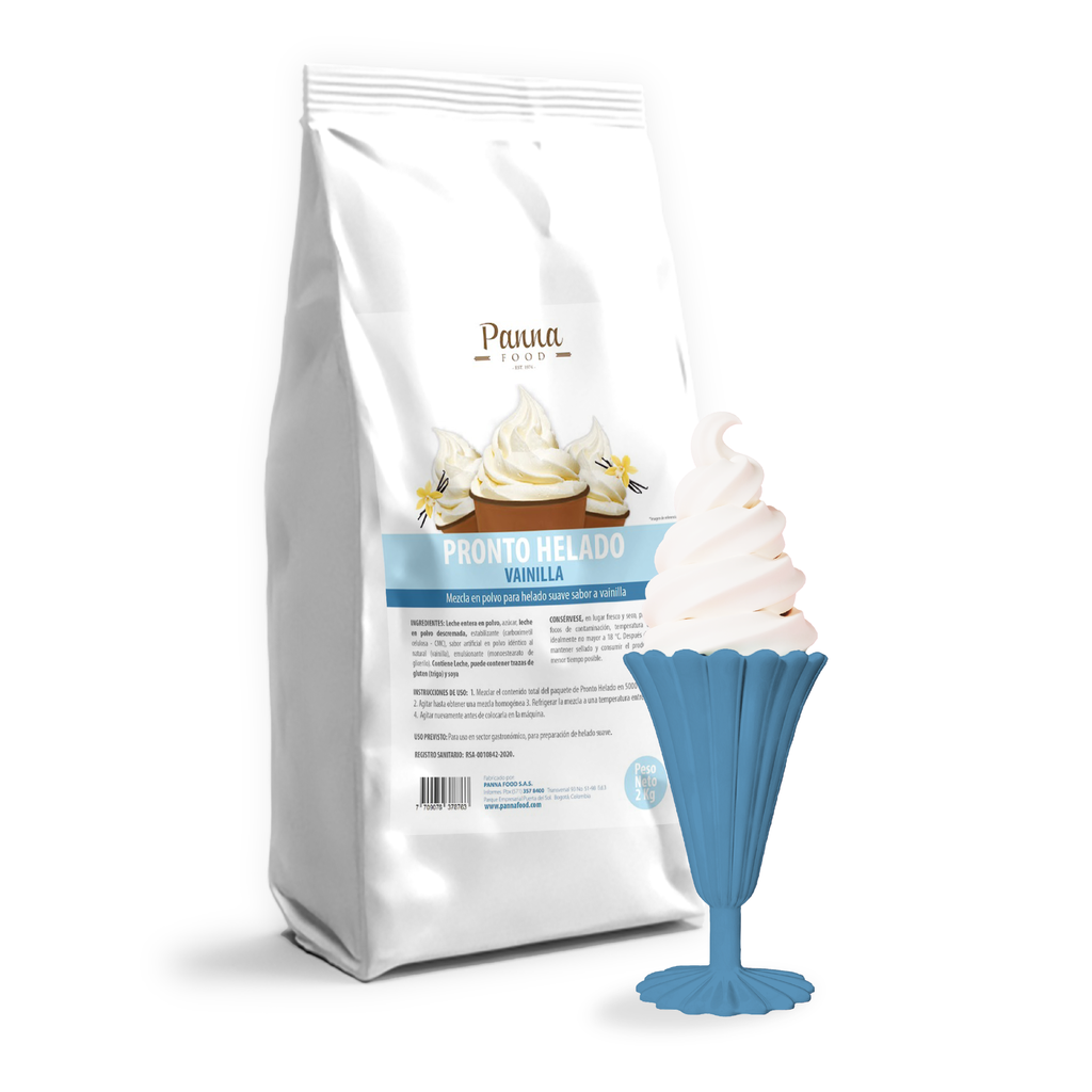 Pronto Helado Vainilla x 2 kg - Panna Food