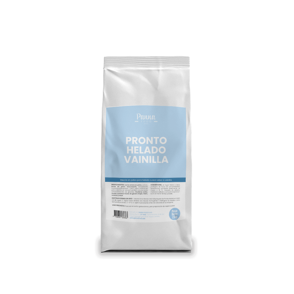 Pronto Helado Vainilla x 2 kg - Panna Food-MD