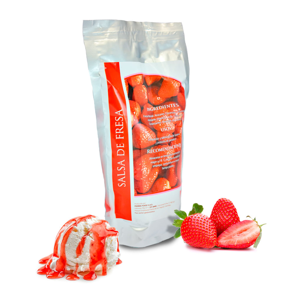 Salsa de Fresa x 1 kg - Panna Food MD