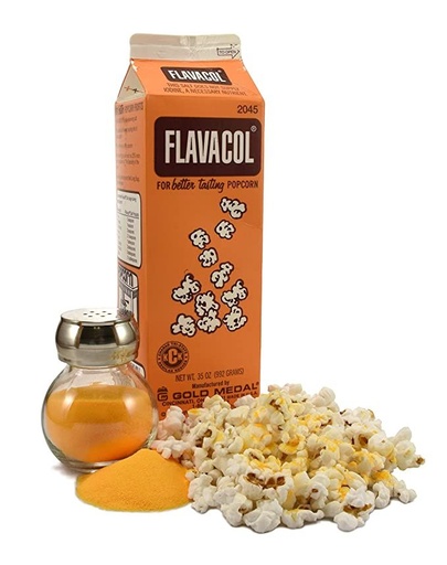 [2045] Saborizante en Polvo para Crispetas Sal y Mantequilla Flavacol x 35 oz / 992 gr - Gold Medal