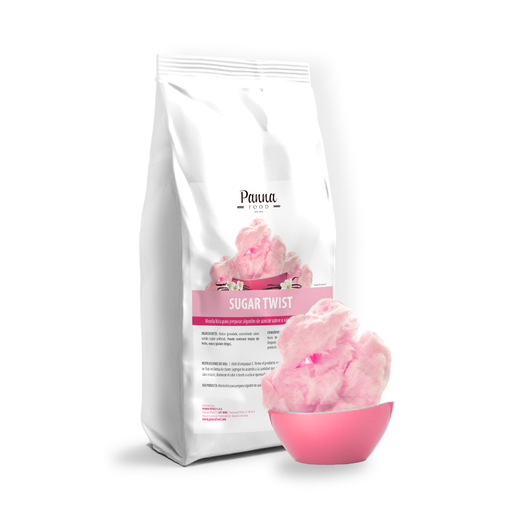 [PS-STVA] Mezcla para algodón de dulce Sugar Twist sabor a vainilla x 1,5 kg - Panna Food